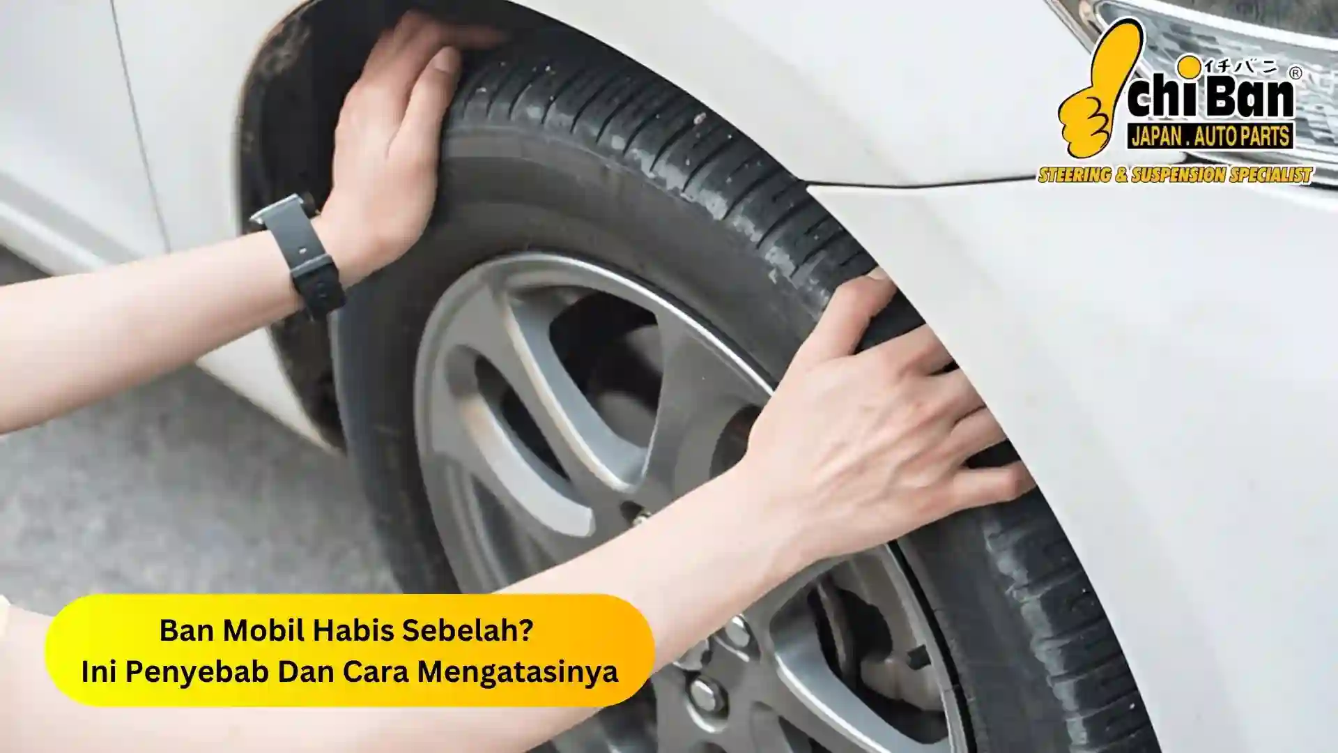 ban mobil habis sebelah