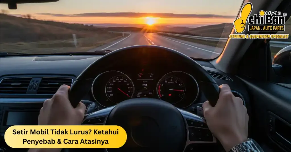 setir mobil tidak lurus